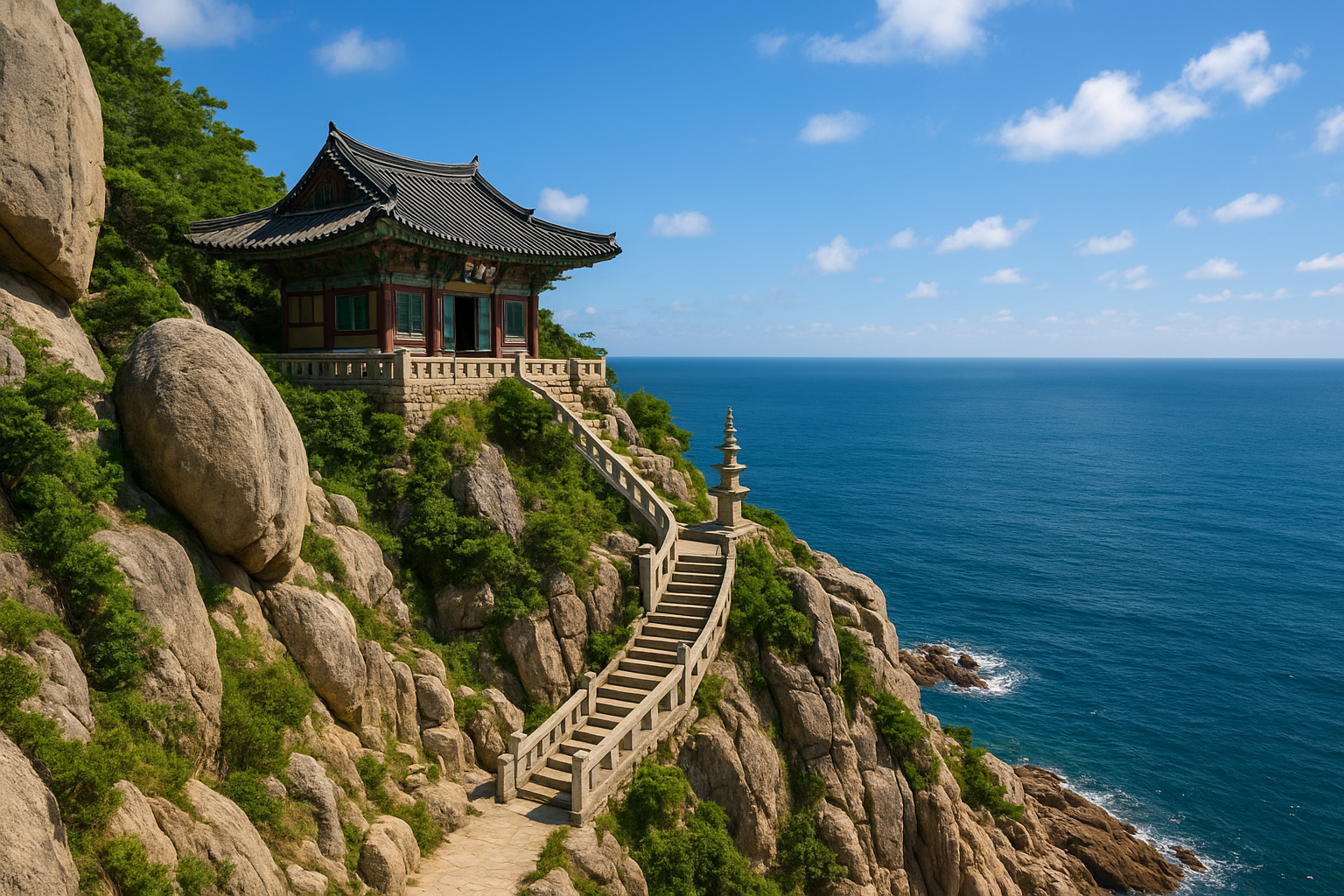 보리암의 절경