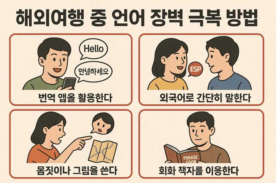 해외여행 중 언어 장벽 극복 방법