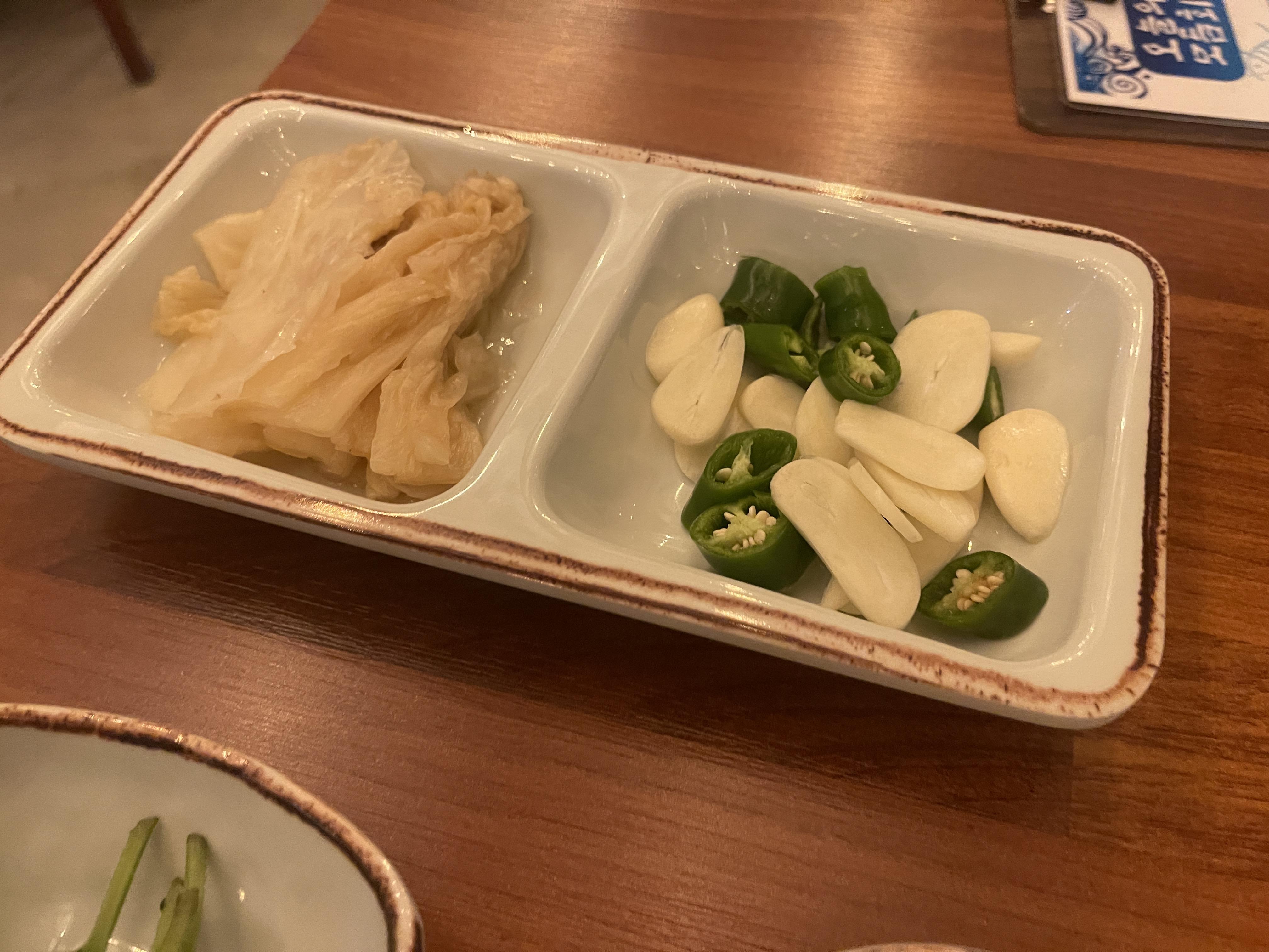 대구횟집술집맛집 대봉동 구공회 기본찬