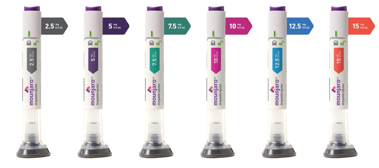 출처 : 일라이릴리. 마운자로 제품 사진