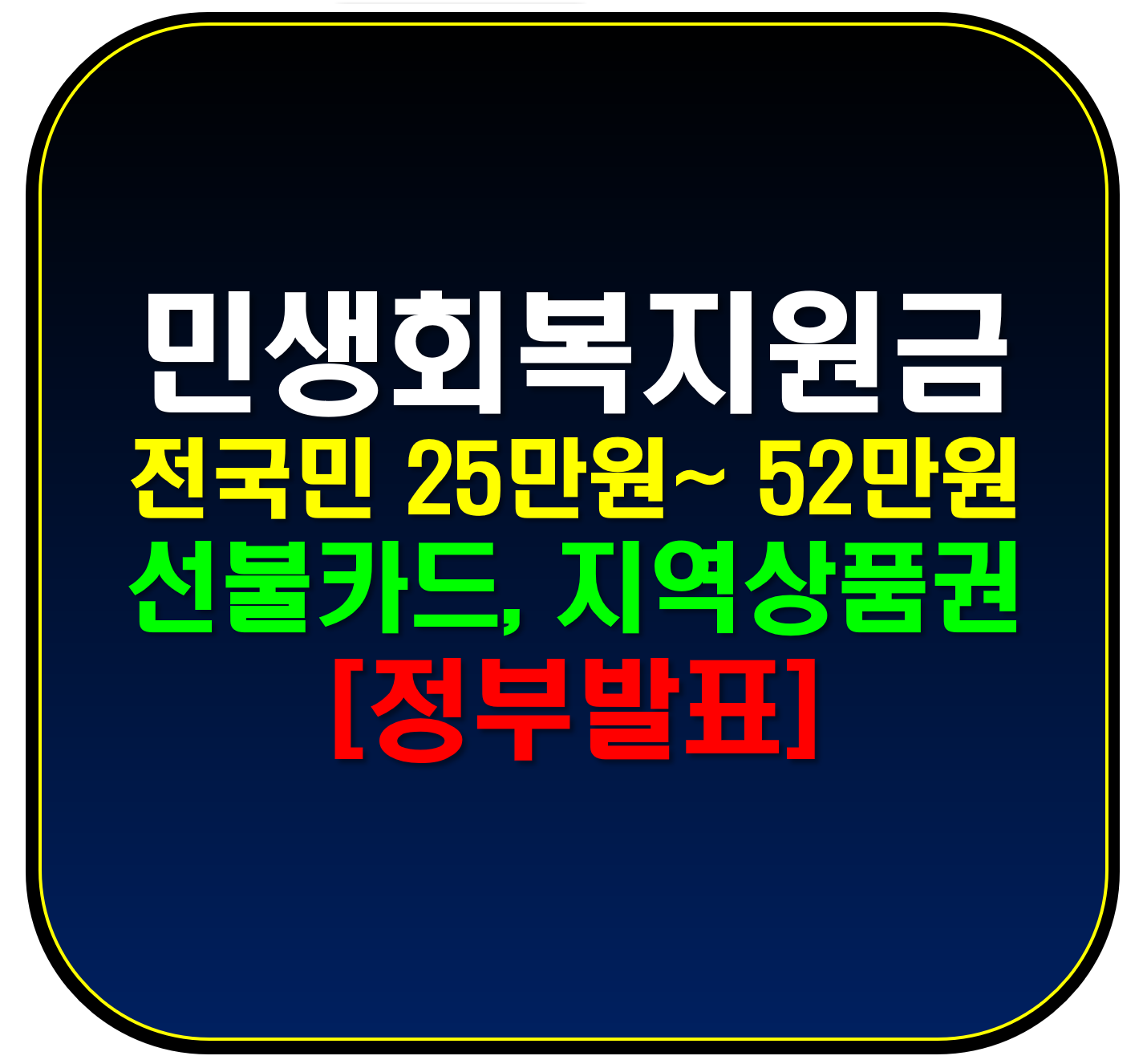 민생회복지원금