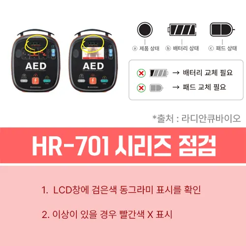 자동제세동기 패드 위치