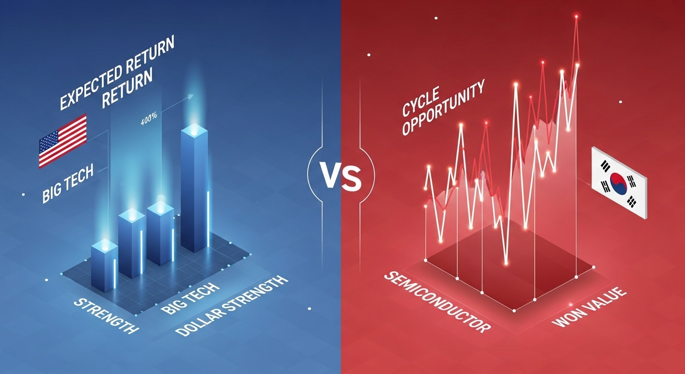 2026년 미국주식 vs 한국주식 투자 전망 비교
