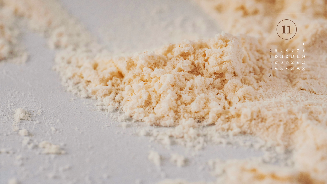 02 포슬포슬 밀가루 A - 2025년11월 노트북배경화면