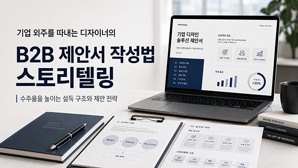 기업 외주를 따내는 디자이너의 B2B 제안서 작성법 및 스토리텔링