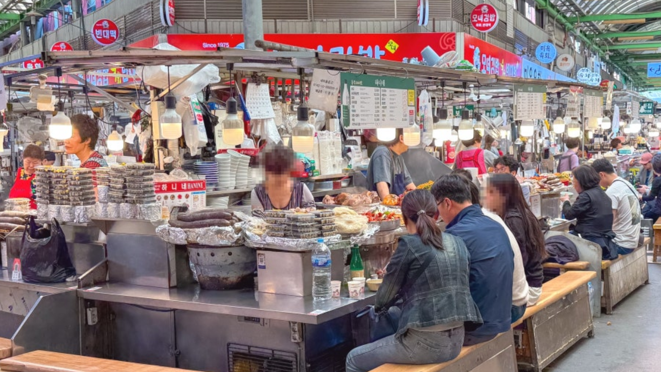 서울 광장시장 먹거리 여행 1인 메뉴, 좌석 정보 완전 정복