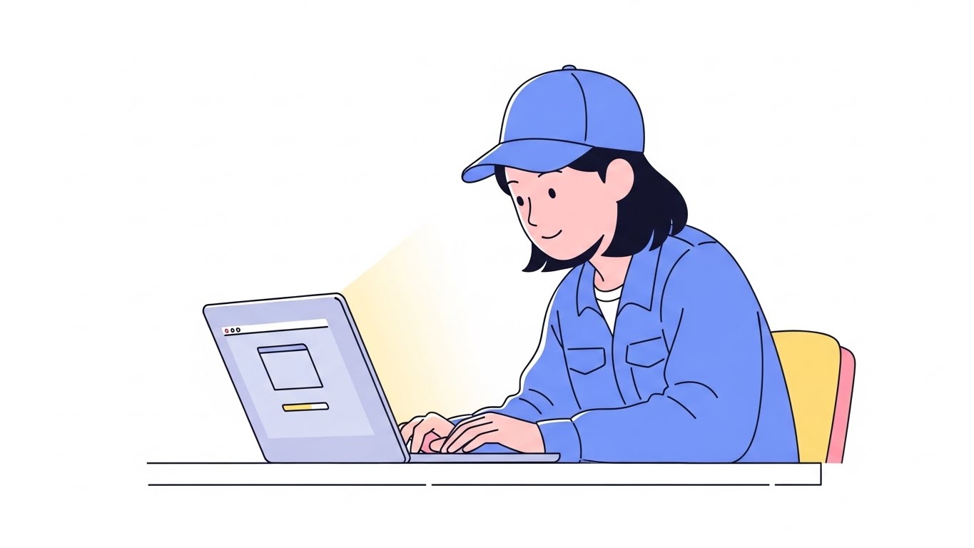 퇴근 후 자기계발을 이어가는 직장인의 모습, 커리어 관리는 꾸준함이 핵심입니다.