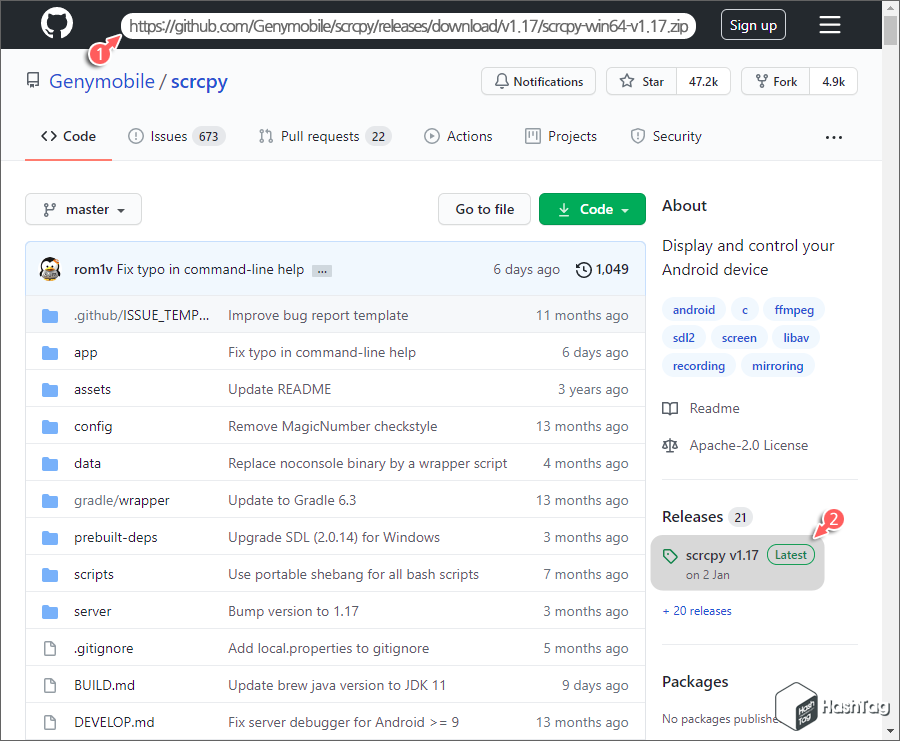 scrcpy github