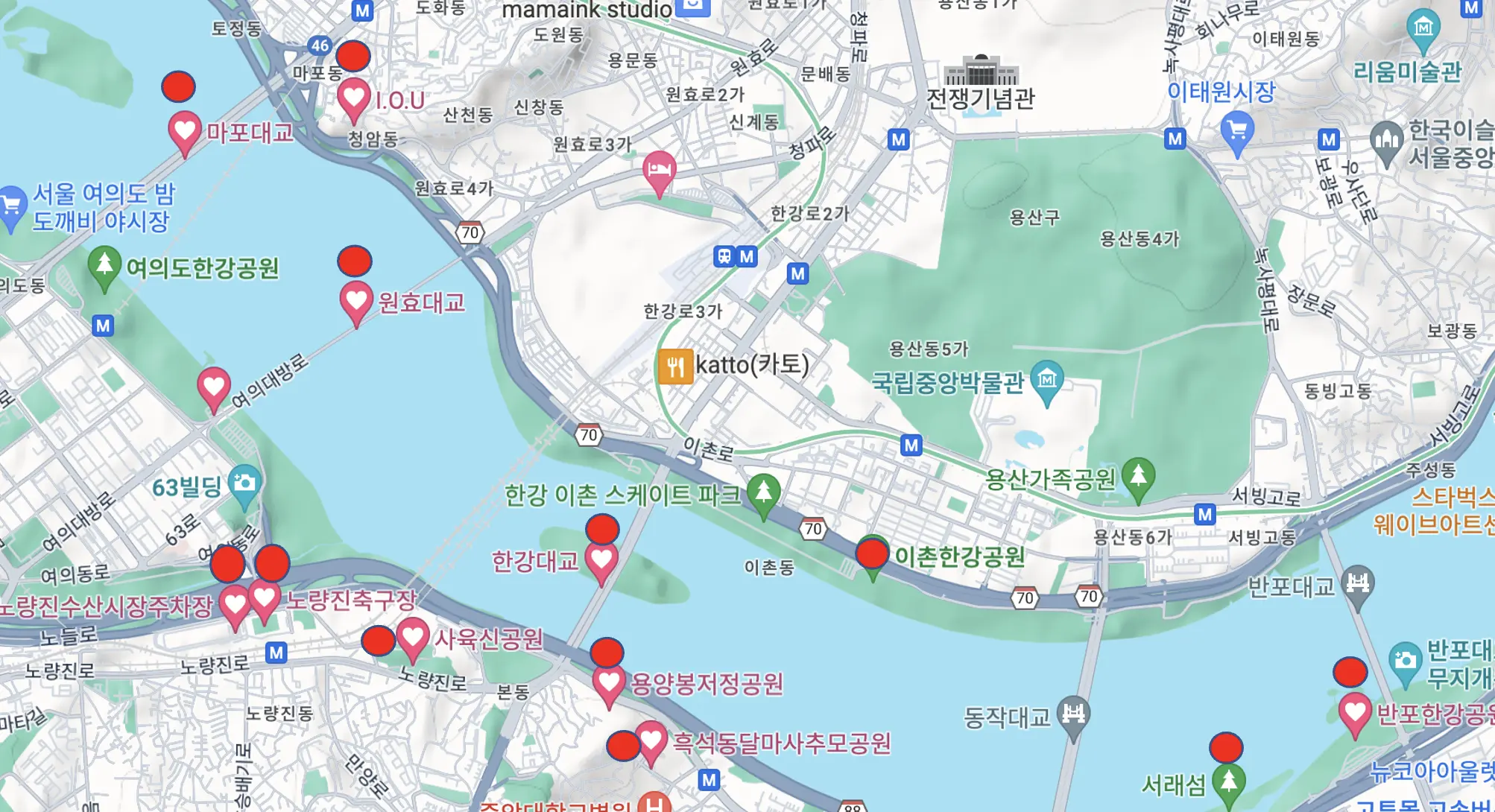 서울 불꽃축제 명당_여의도 불꽃축제 명당_마포대교_원효대교_여의도 한강공원방향