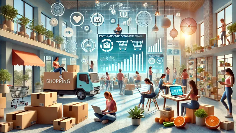 팬데믹 이후 소비자 행동 트렌드 변화 그래프