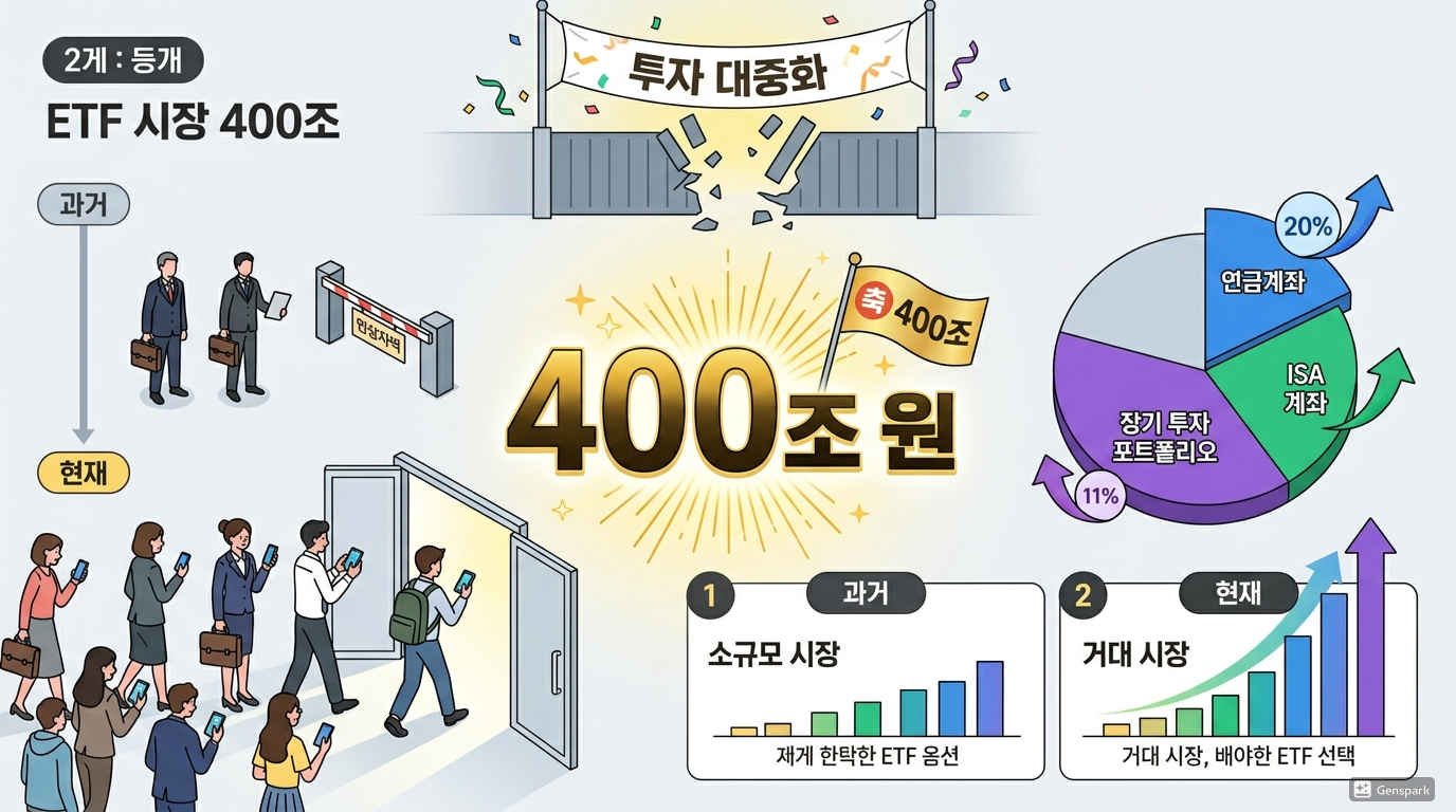 ETF 시장 400조 돌파 의미