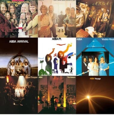 아바의 유명앨범들