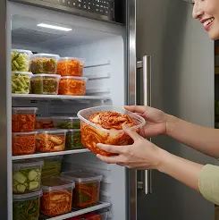 김치냉장고 김치위에 곰팡이