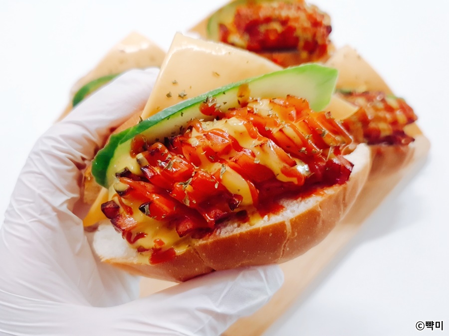 모닝빵-요리-아이간식-미니핫도그-샌드위치-만들기