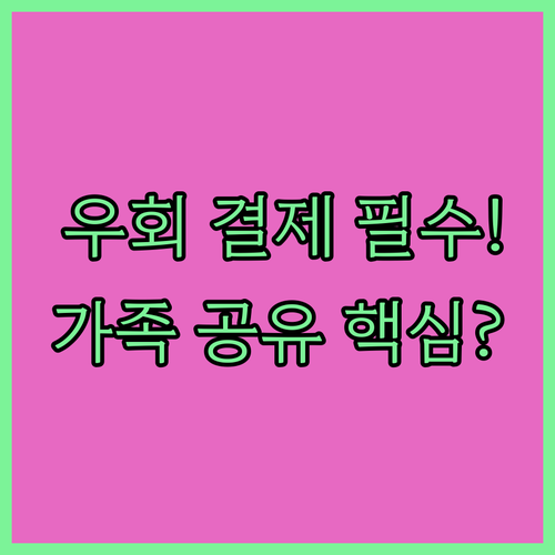 유튜브 프리미엄 우회 결제와 가족 공..