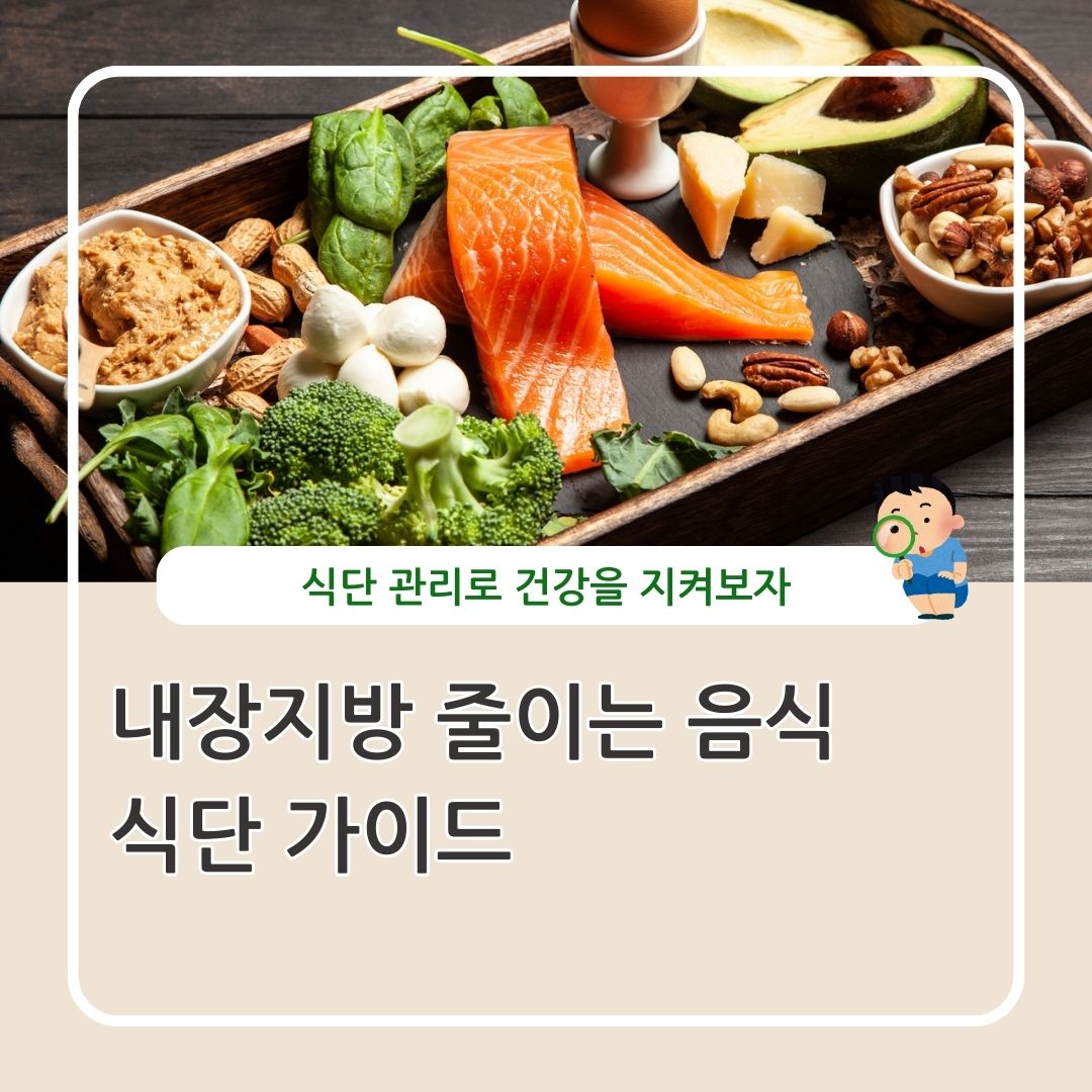 내장 지방 줄이는 데 도움이 되는 음식과 식단 정리