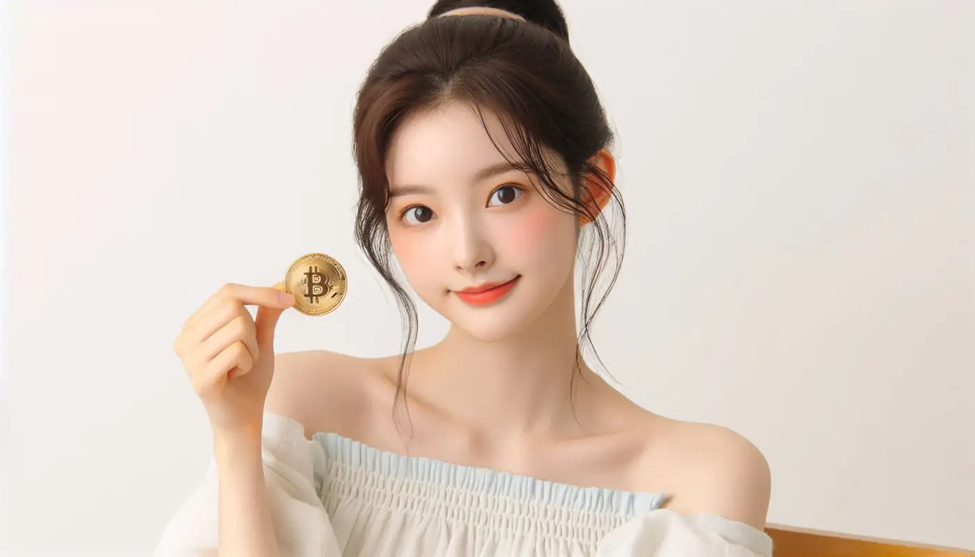 비트코인시세그래프를-알아보고-가상자산-관리하는-여성의-모습