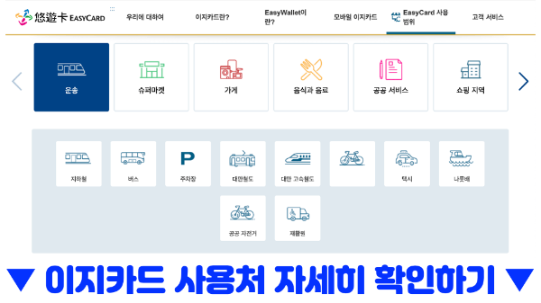 대만-이지카드-사용처-구매-방법-충전-방법-타이베이-가오슝-타이중-여행-필수품