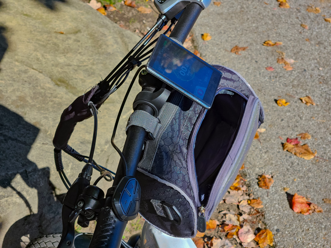 스탠리공원 조이자전거 휴대폰 주머니