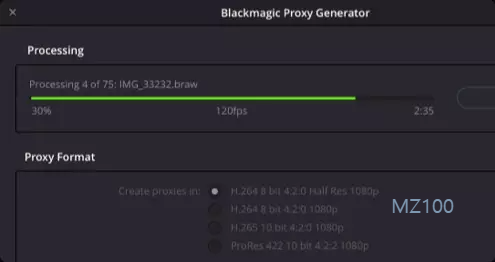 Blackmagic Proxy Generator