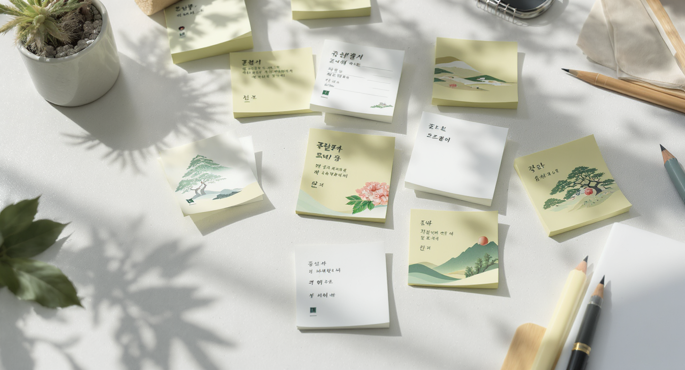 포스트잇 기념품 제작