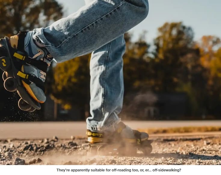 걷기 속도 2.5배로 늘려주는 신발 'Moonwalker' VIDEO: These electric shoes help you easily walk 2.5x faster