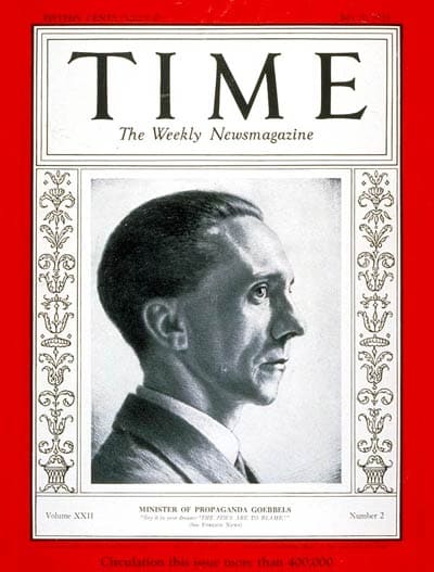 괴벨스(Goebbels)의 말이 회자되는 이유