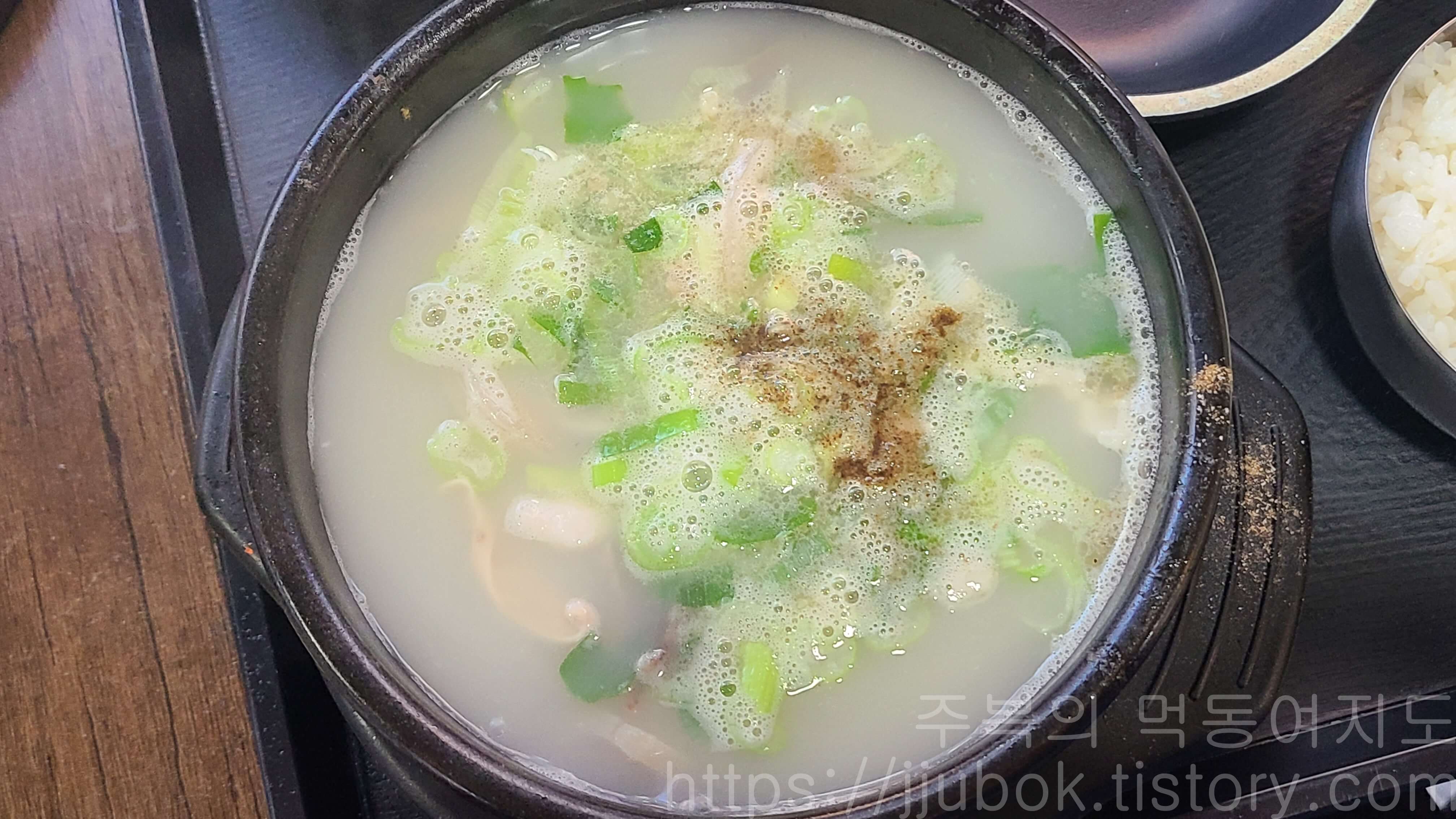 신포순대-사골-순대국