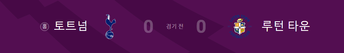 토트넘 대 루턴타운