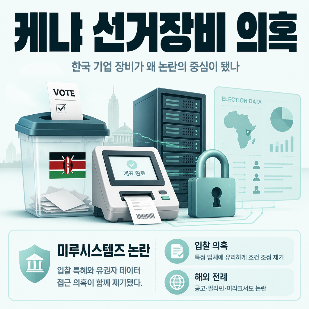 케냐 선거장비 의혹