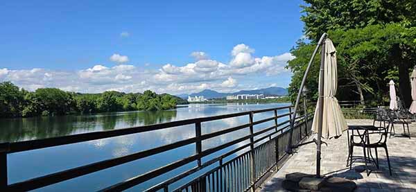 WEDGE52 카페 강가 전망 사진