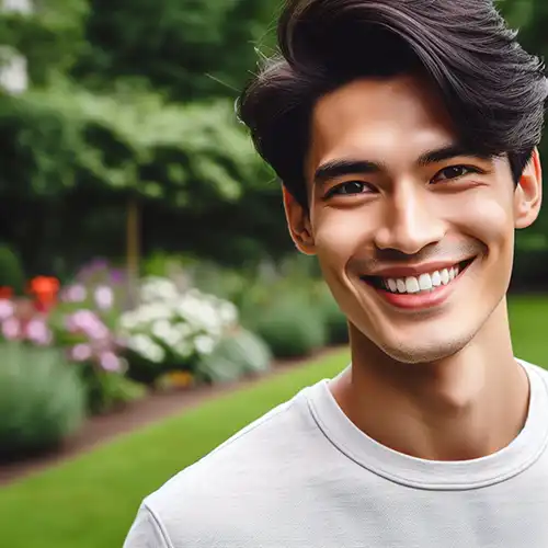 건강하게웃는남자