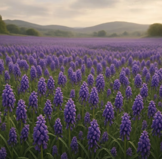 무스카리 꽃이 진 후, 절대 그냥 자르지 마세요! (구근 관리법)