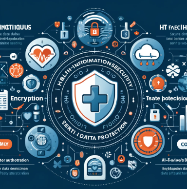 IT 기술 활용, 건강 정보 보안 및 개인 정보 보호 강화 관련 사진