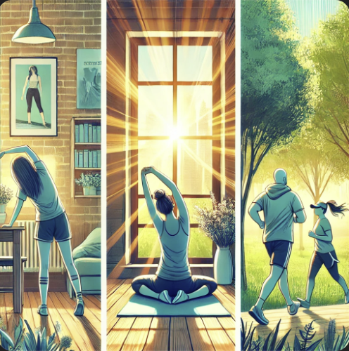 간편한 아침 운동으로 활기찬 하루 시작!!