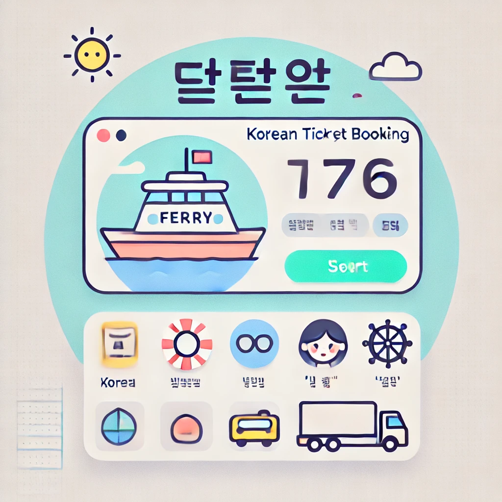 삼천포 제주도 여객선 예약, 시간표, 요금