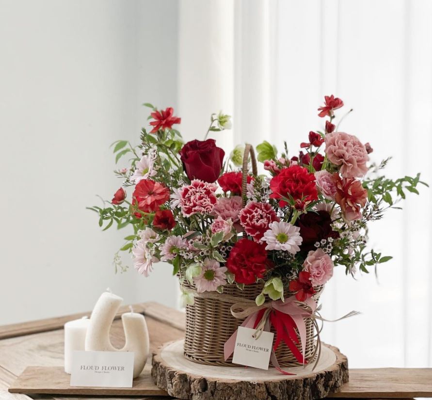 카네이션꽃다발