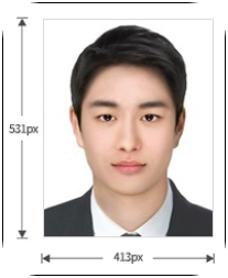 온라인여권 사진예시
