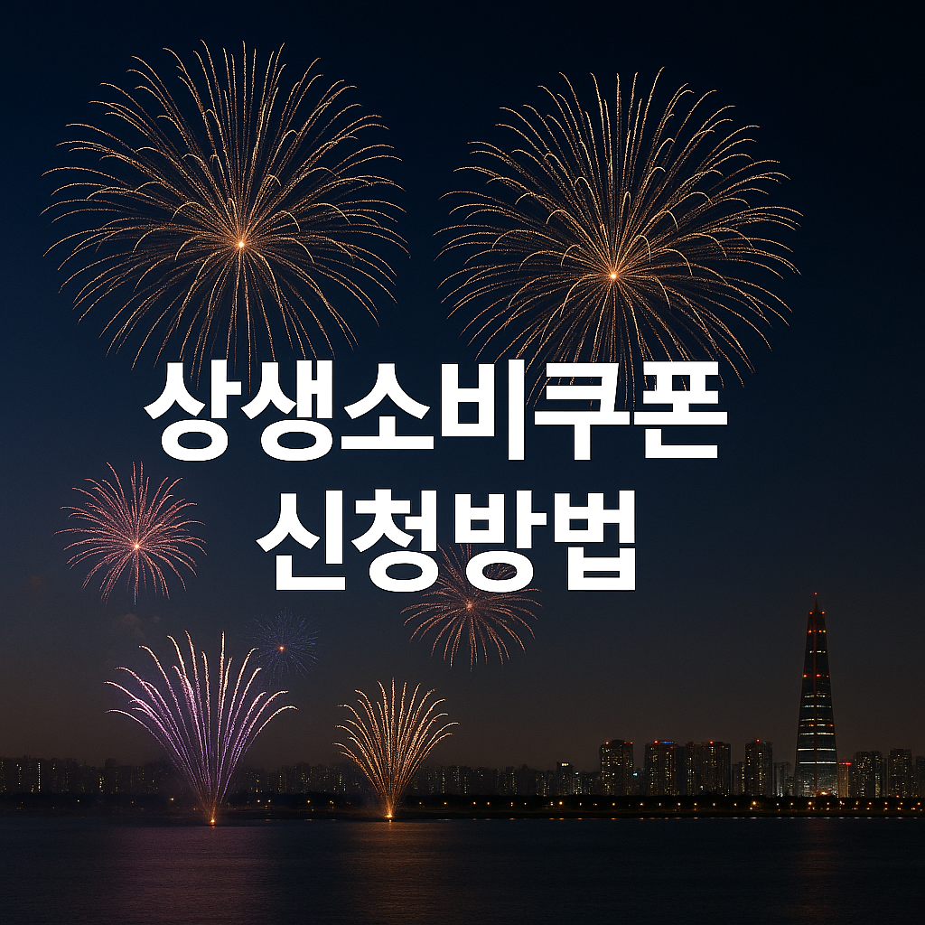 상생소비쿠폰 신청방법