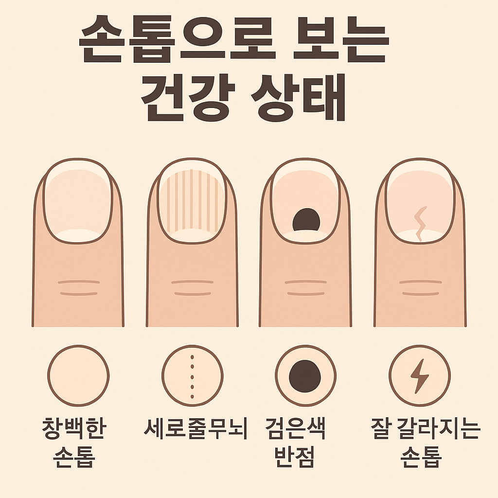 손톱으로 보는 건강 상태