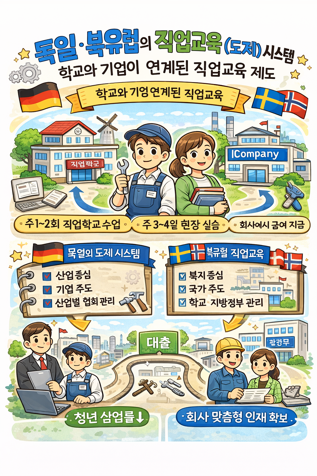 독일&middot;북유럽의 직업교육(도제) 시스템은 어떻게 작동하는가