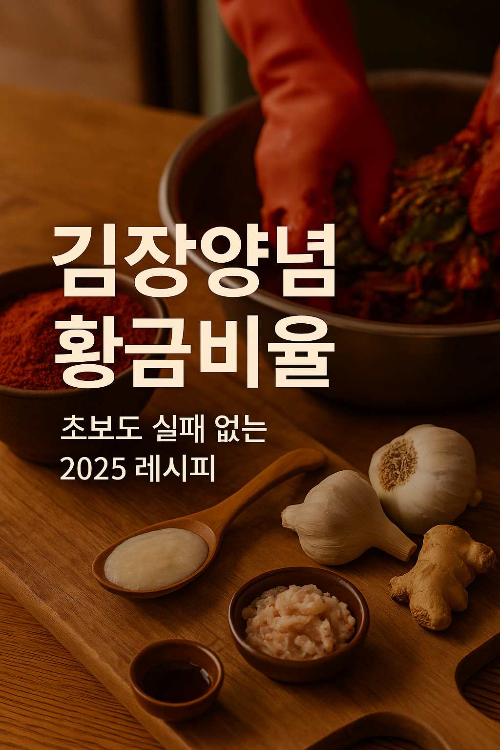 &ldquo;양념이 김치 맛의 절반이다!&rdquo;ㅣ2025 김장양념 황금비율 레시피 총정리