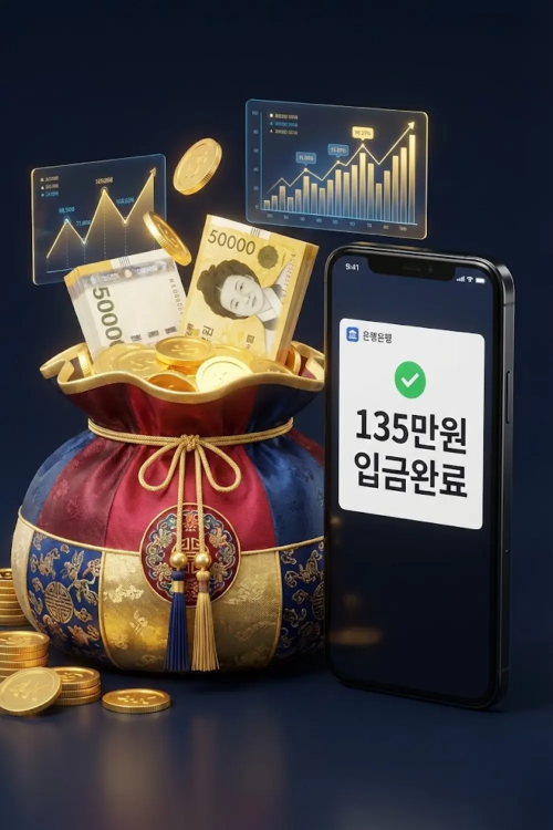 "남들 세뱃돈 줄 때, 저는 135만 원 벌었습니다" 2026 설날 가계부 생존 전략