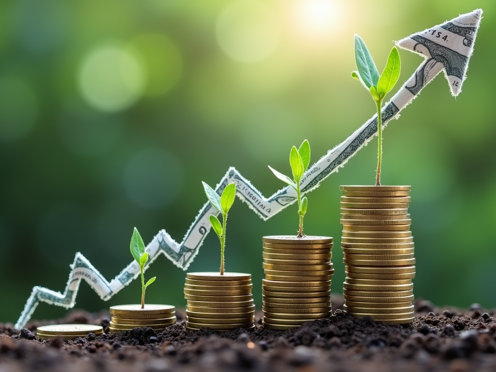 상승하는 그래프 입니다.