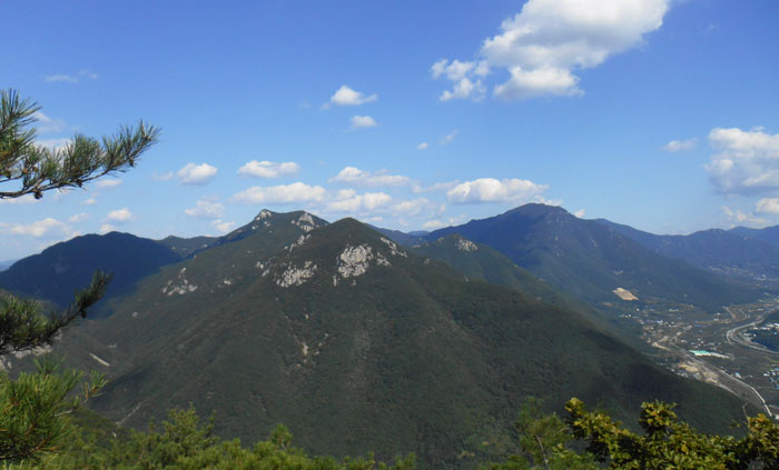 구만산 등산코스 지도