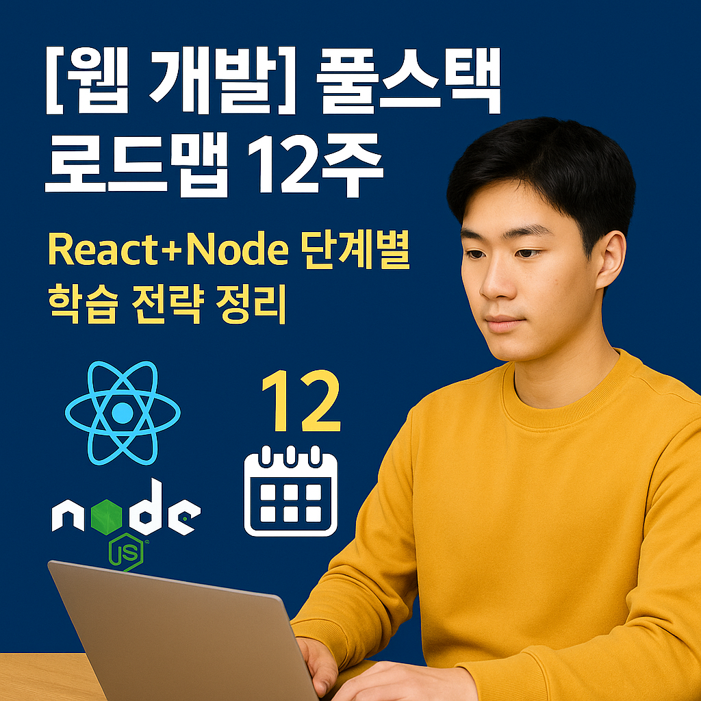 [웹 개발] 풀스택 로드맵 12주 ｜ React+Node 단계별 학습 전략 정리