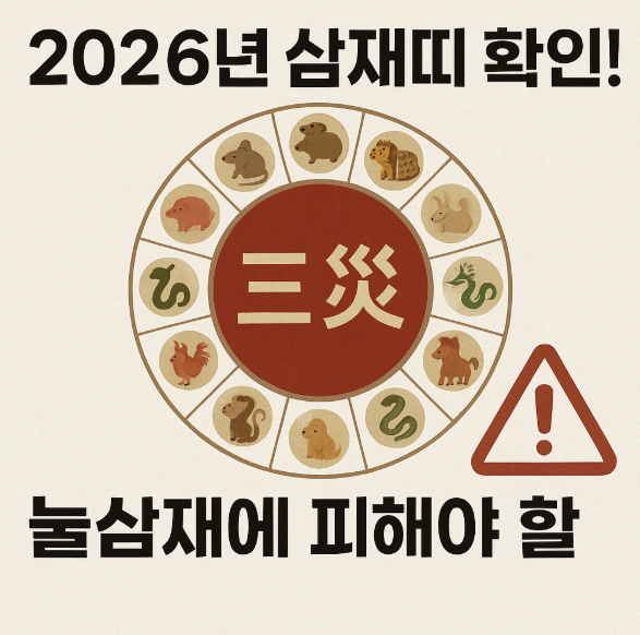 2026년 삼재띠