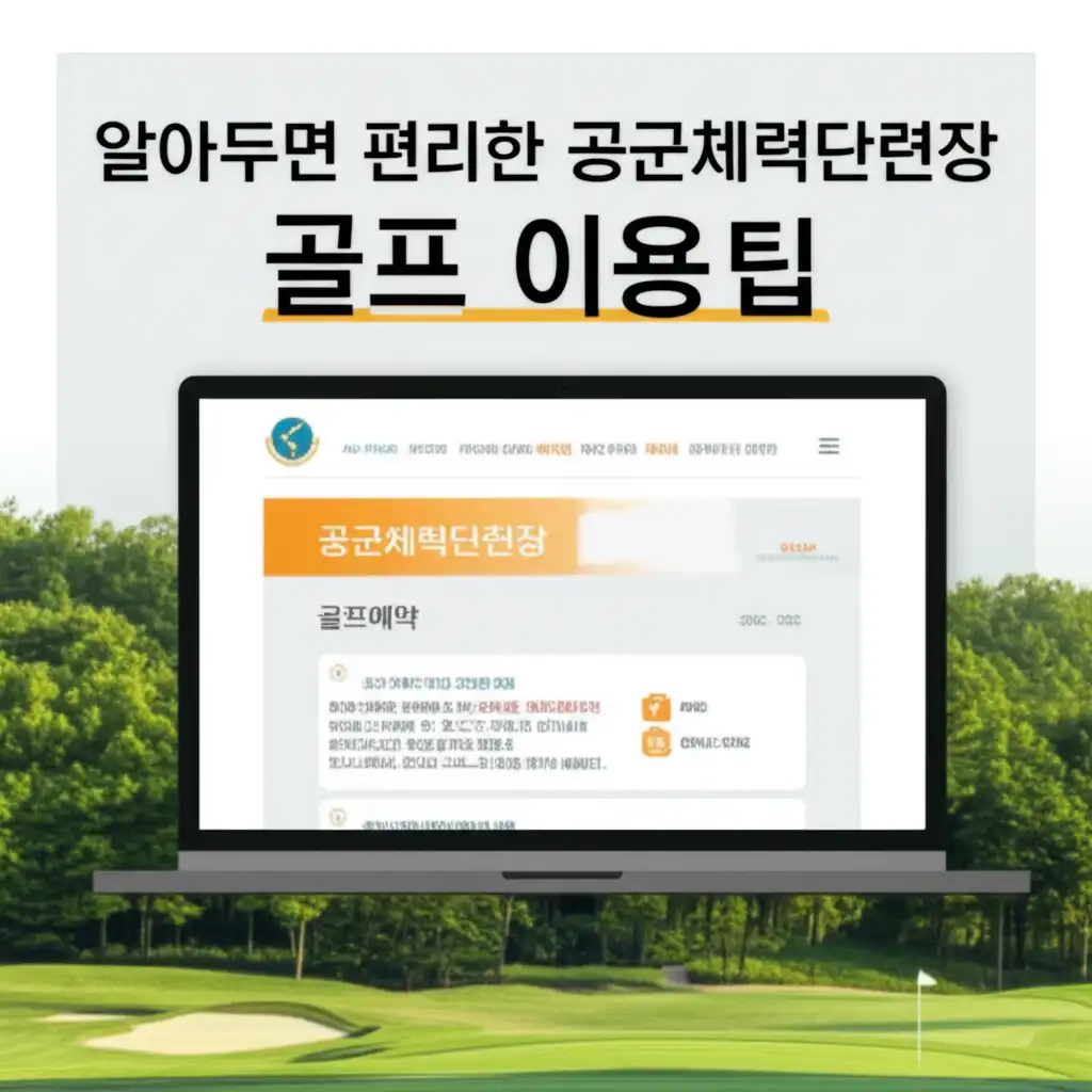 공군체력단련장홈페이지골프예약_useful_tips