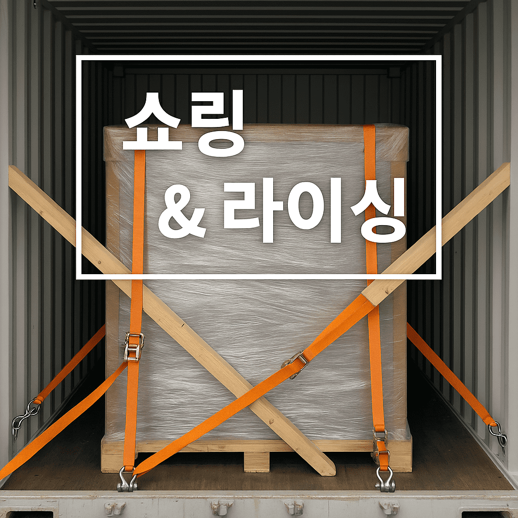 화물 고정이 생명! 컨테이너 쇼링&라이싱 체크리스트