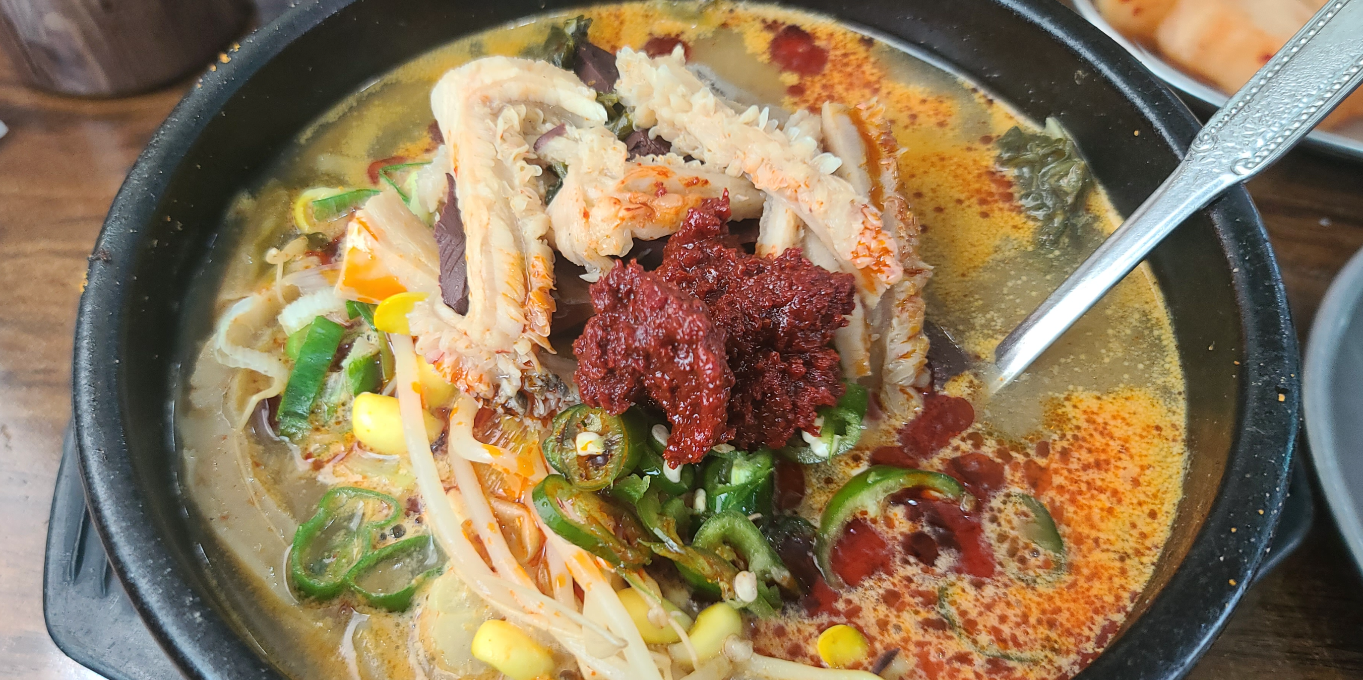 경기광주맛집 쌍령해장국 양선지해장국 숙취해소 넓은내부 다양한양념 겉절이 석박지 깍두기 양념추가